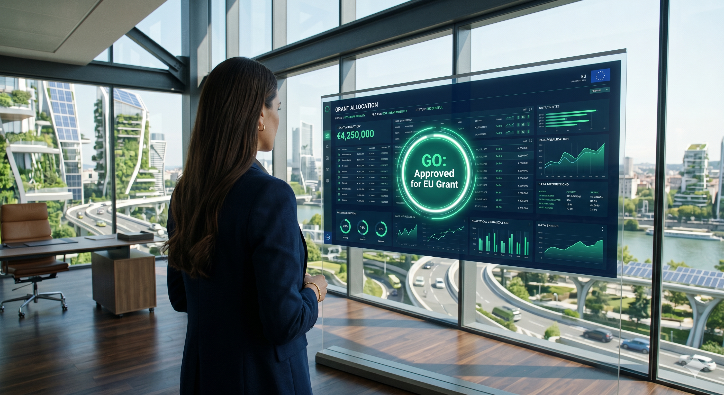 Dirigeant face à l'écran GO: Approved — Certus EU